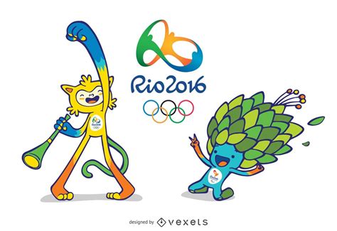 Rio 2016 Olympic And Paralympic Mascots Vector Download