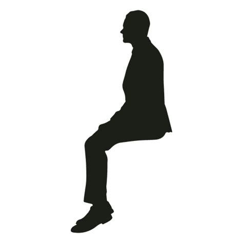 Man sitting straight silhouette #AD , #sponsored, #AD, #sitting, # ...