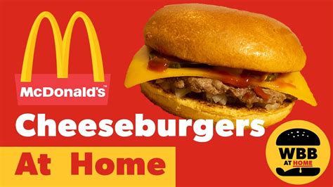 How To Make A McDonald's Cheeseburger At Home - McDonald's Cheeseburger ...