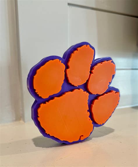 Clemson Tiger Paw Officially Licensed - Etsy