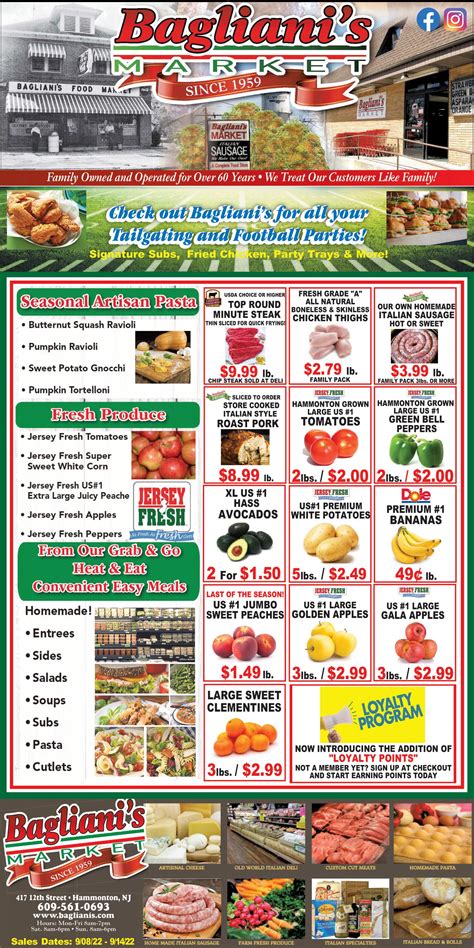 Weekly Ads Archives - Bagliani's Market