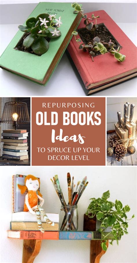 Repurposing Old Books Ideas to Spruce Up Your Decor Level - GODIYGO.COM