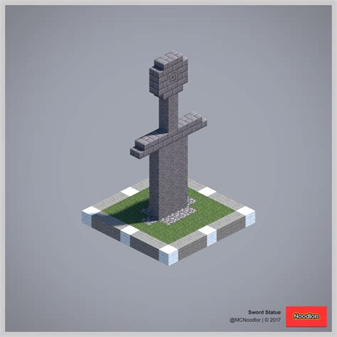 Minecraft Small Statue Schematic