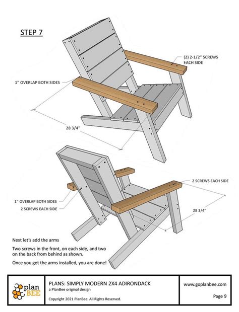 15 Guides Easy modern adirondack chair plans ~ Any Wood Plan