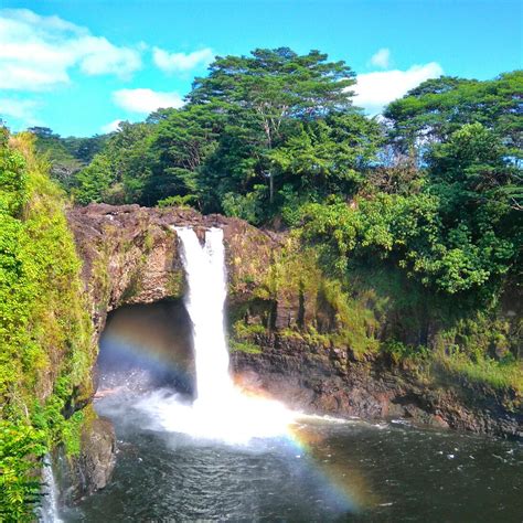 The Rainbow Falls in Hilo, Hawaii.