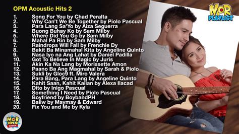 OPM Acoustic Hits 2 | MOR Playlist Non-Stop OPM Songs 2018 ♪ - YouTube