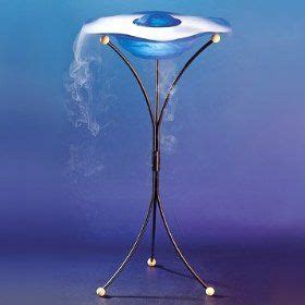 XBrand Aromatherapy Floor Mist Fountain w/Inline Control, 27 Inch Tall, Blue | Indoor fountains ...