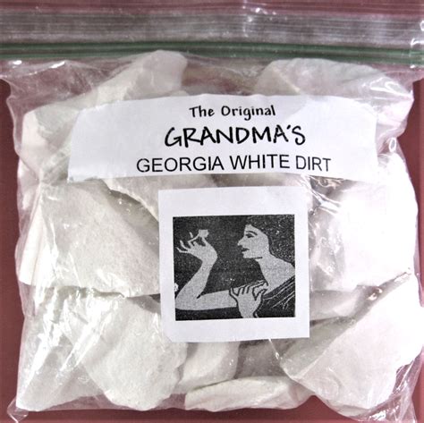 Grandma's Original Georgia White Dirt, 5 Pound Box, Freshly Dug, Crunchy, Unprocessed Kaolin ...