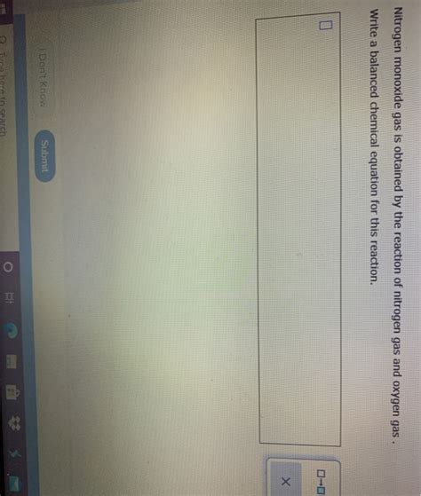 Solved Nitrogen monoxide gas is obtained by the reaction of | Chegg.com