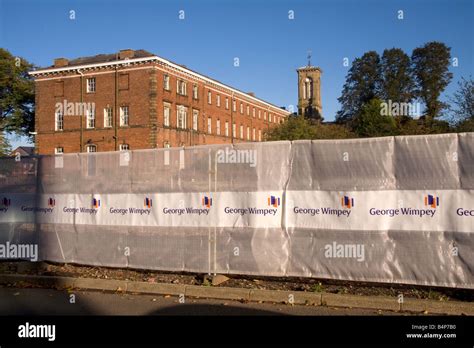 The old Withington Hospital being developed for new houses and apartments, West Didsbury ...