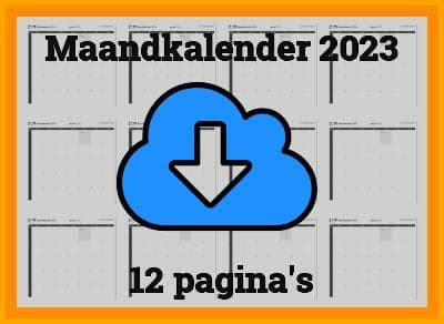 Kalender 2023 Jaarkalender | Belgie Verlengde Weekends Feestdagen ...