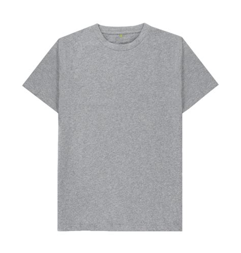 Athletic Grey Plain Organic T-shirt #MensT-shirts | Membuat baju, Kaos ...