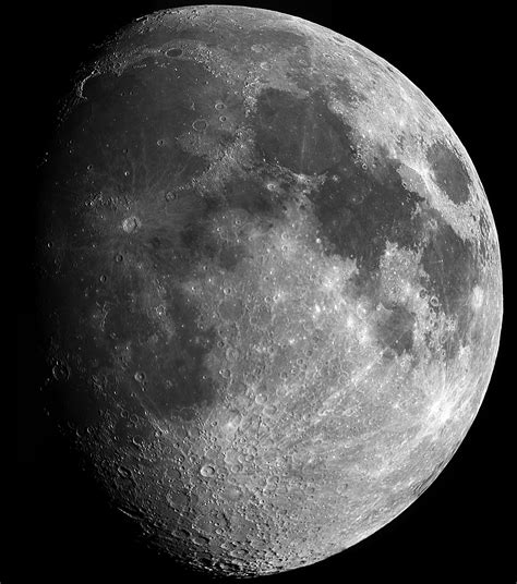 Waxing Gibbous Moon : r/astrophotography