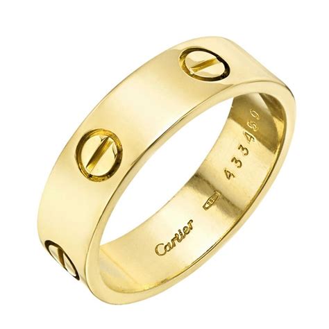 Cartier Men's Gold "Love" Wedding Band | Rings for men, Cartier wedding ...