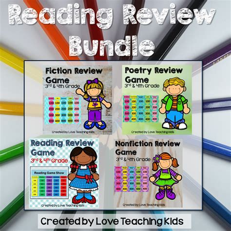 review reading games - Love Teaching Kids