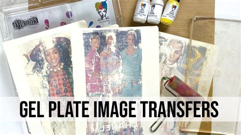 Gel Plate Image Transfers | Old book crafts, Image transfer, Book crafts