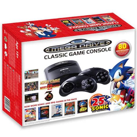 Sega Mega Drive Classic Game Console (Sonic 25th Anniversary) Games ...