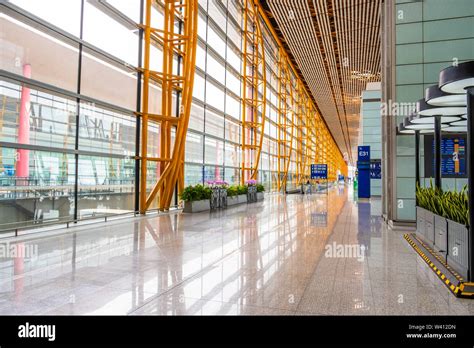 Beijing International Airport interior Stock Photo - Alamy