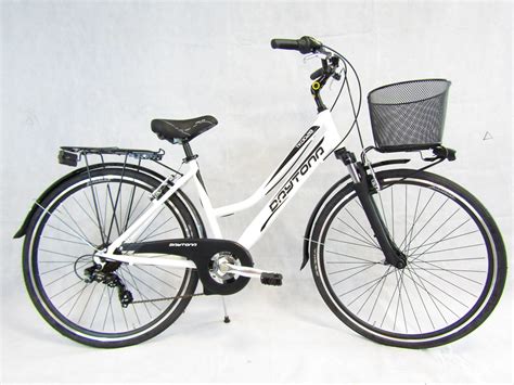 bicicletta donna bici da passeggio city bike 28 trekking con cambio 6v ...