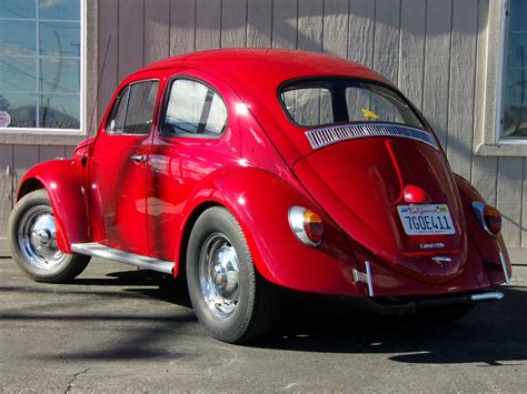 1962 VW Beetle Classic Red - Classic Volkswagen Beetle - Classic 1962 ...