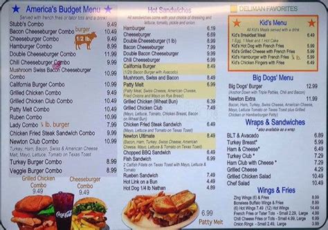 Menu at Coppell Deli restaurant, Coppell