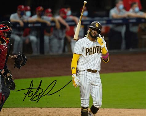 Fernando Tatis jr Bat Flip Signed autographed 8x10 Photo re | Etsy