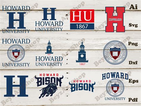 Howard University Svg Howard Svg Howard Bison Svg H Svg HU - Etsy