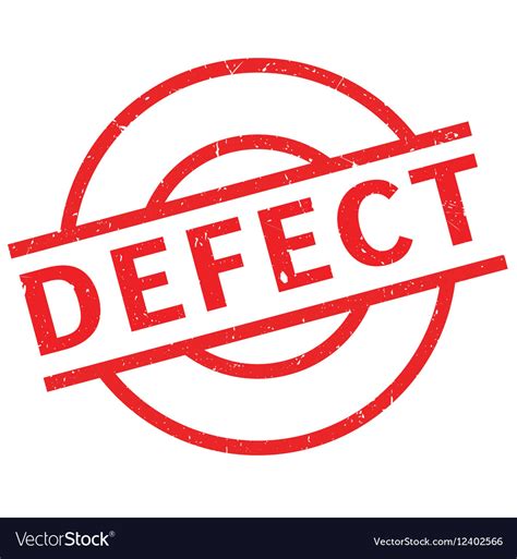 Defect rubber stamp Royalty Free Vector Image - VectorStock