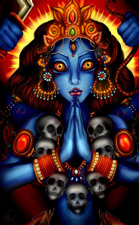 Kali- Goddess of destruction by MaMze95 on DeviantArt