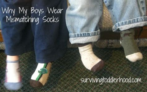 Why My Boys Wear Mismatching Socks - Surviving Toddlerhood