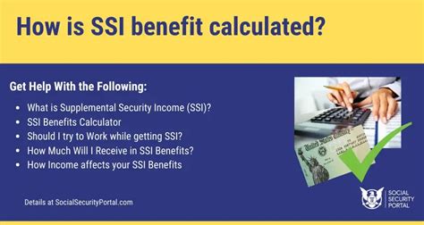 SSI Benefits Calculator - Social Security Portal