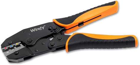 Amazon | Crimping Tool For Heat Shrink Connectors - Ratcheting Wire Crimper - Crimping Pliers ...