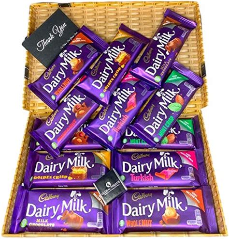 Cadbury Chocolate Bar Selection of Irish Cadbury, 12 Bars of the Creamiest and Milkiest tasting ...