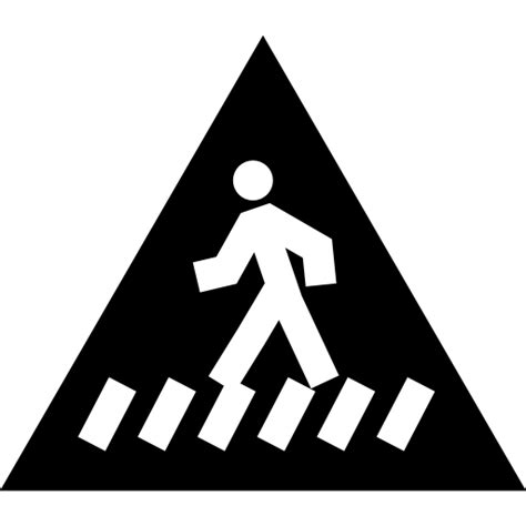 Zebra crossing - Free signs icons