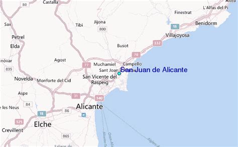 San Juan de Alicante Tide Station Location Guide