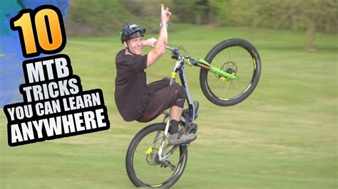 10 MOUNTAIN BIKE TRICKS YOU CAN LEARN ANYWHERE! - YouTube