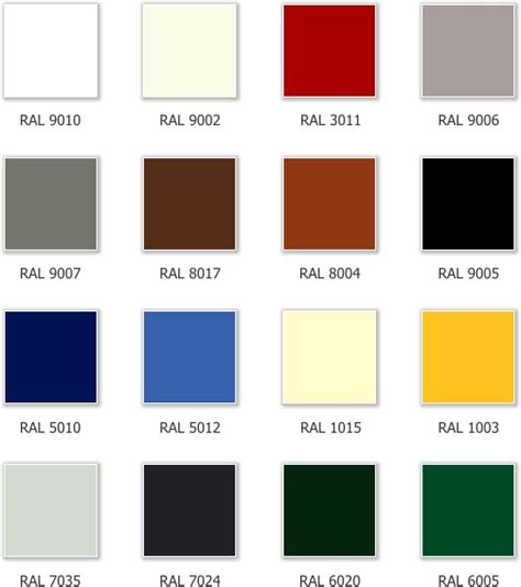 Ral 9010 Color Chart ~ 35+ images ral 9010 of witter 9006 7023 keukens kleuren, dupli color ...