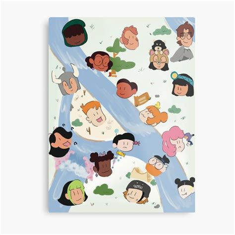 "Craig of the Creek Map Pattern " Metal Print for Sale by SimplyGhostly | Redbubble