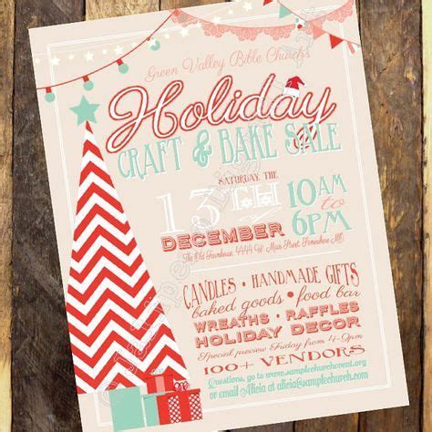 13 Holiday Bazaar Invitation ideas | holiday, craft fairs, christmas flyer