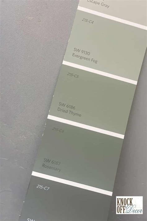 Sherwin Williams Rosemary SW 6187 – A Dark Sage Green for Your Cabinets and More - KnockOffDecor.com