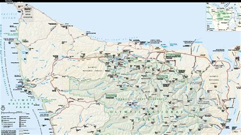 Olympic Nationwide Park Map (PDF) • PhotoTraces - naturery.net