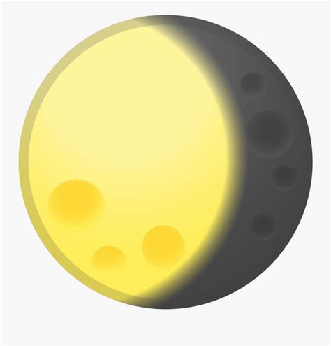 Waning Gibbous Moon Icon - Emoji Mond , Free Transparent Clipart - ClipartKey