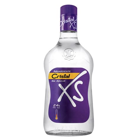 AGUARDIENTE CRISTAL SIN AZUCAR * 750ml 24° (XS) – Licores del Golfo