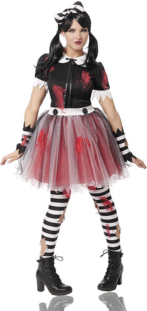 Costume Culture Dreadful Doll Womens Adult Scary Porcelain Puppet ...