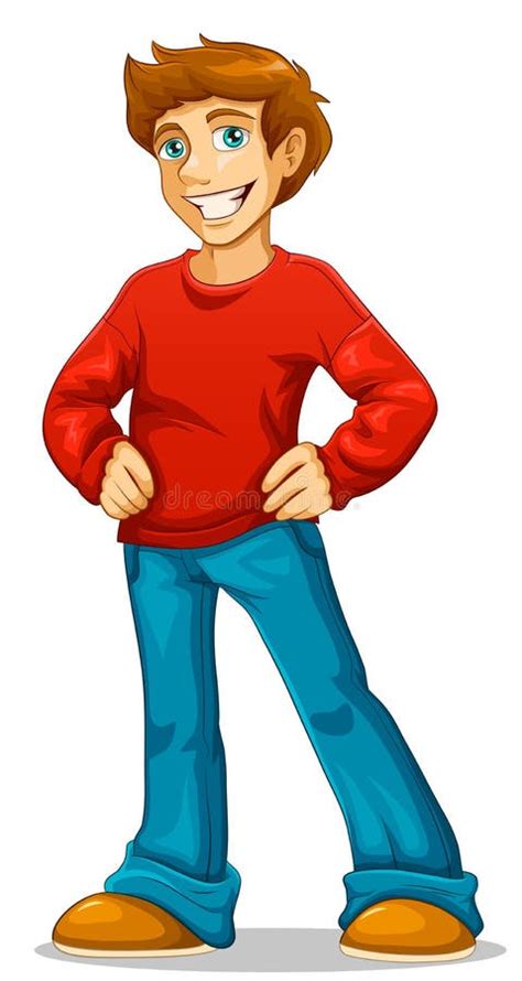 Excited Man Clipart Cartoon