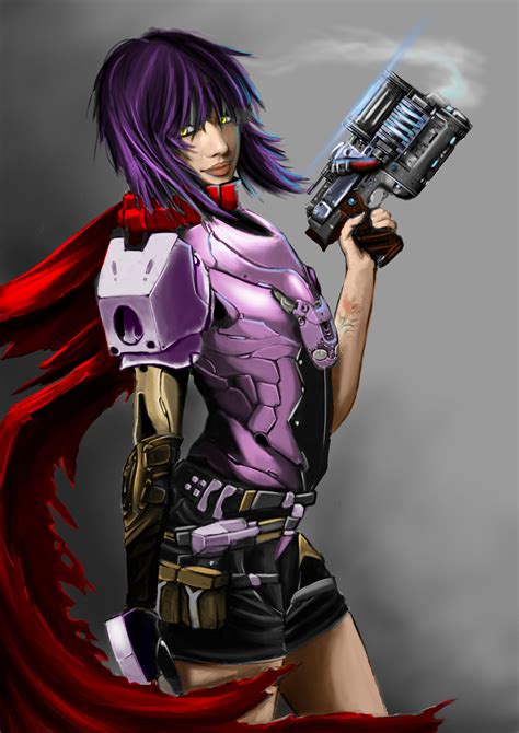 ArtStation - MOTOKO KUSANAGI FAN ART