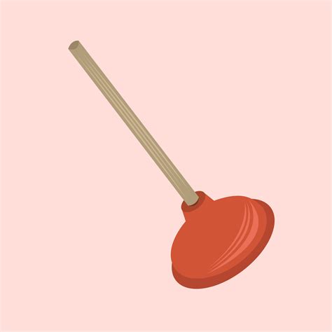 Plunger vector illustration for graphic design and decorative element ...