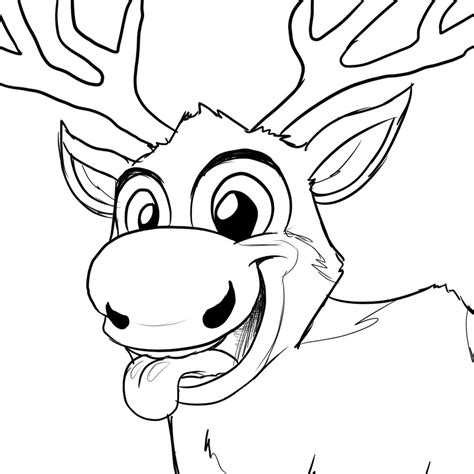 Reindeer Sven Frozen Drawing - Drawing Skill