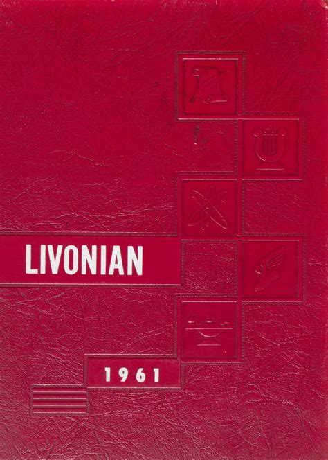 1961 yearbook from Livonia High School from Livonia, New York