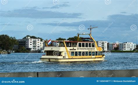 A Ferry Across the Amsterdam IJ River Editorial Photography - Image of passenger, noord: 160694877